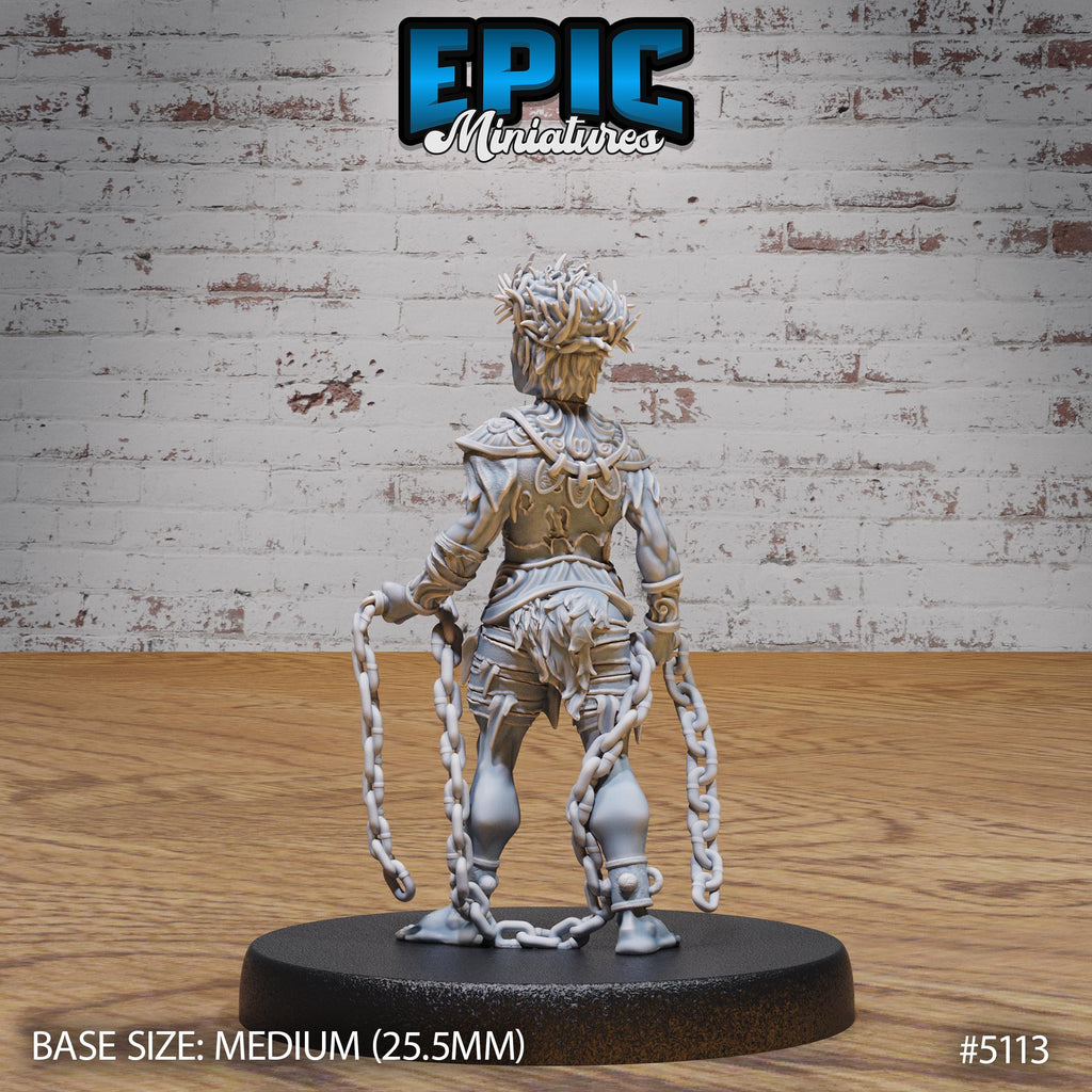 Slave Halfling Option #5113 back DND miniature Prison Break 16k resin