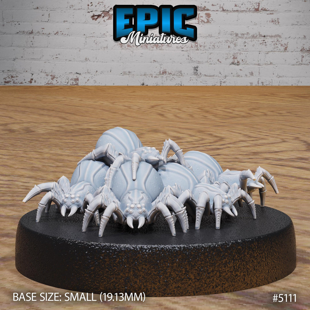 Spider Swarm Option #5111 front DND miniature Prison Break 16k resin