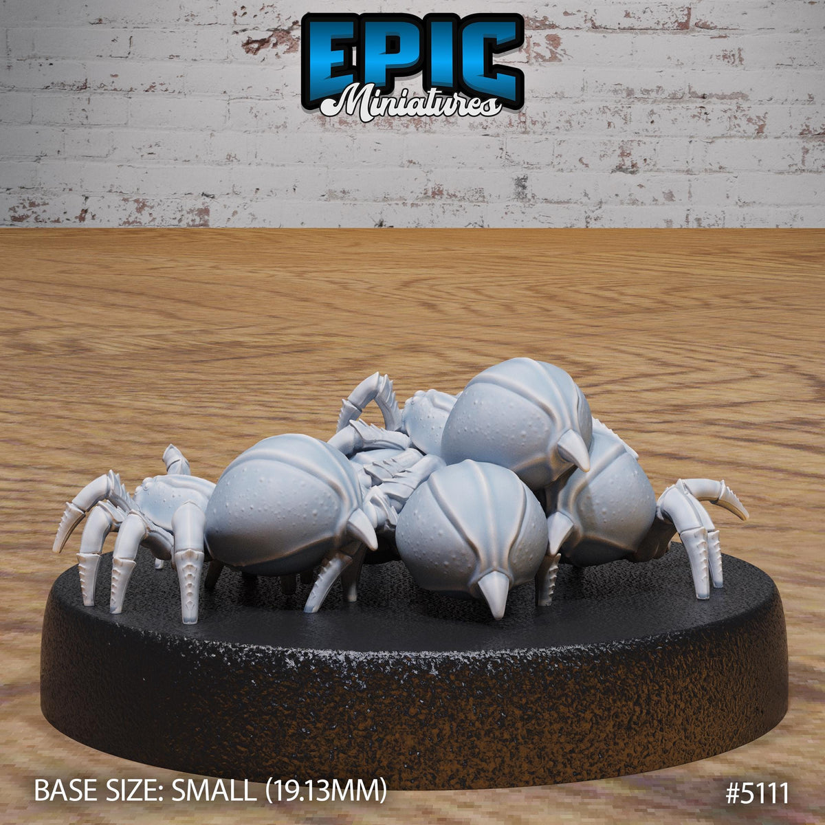 Spider Swarm Option #5111 back DND miniature Prison Break 16k resin