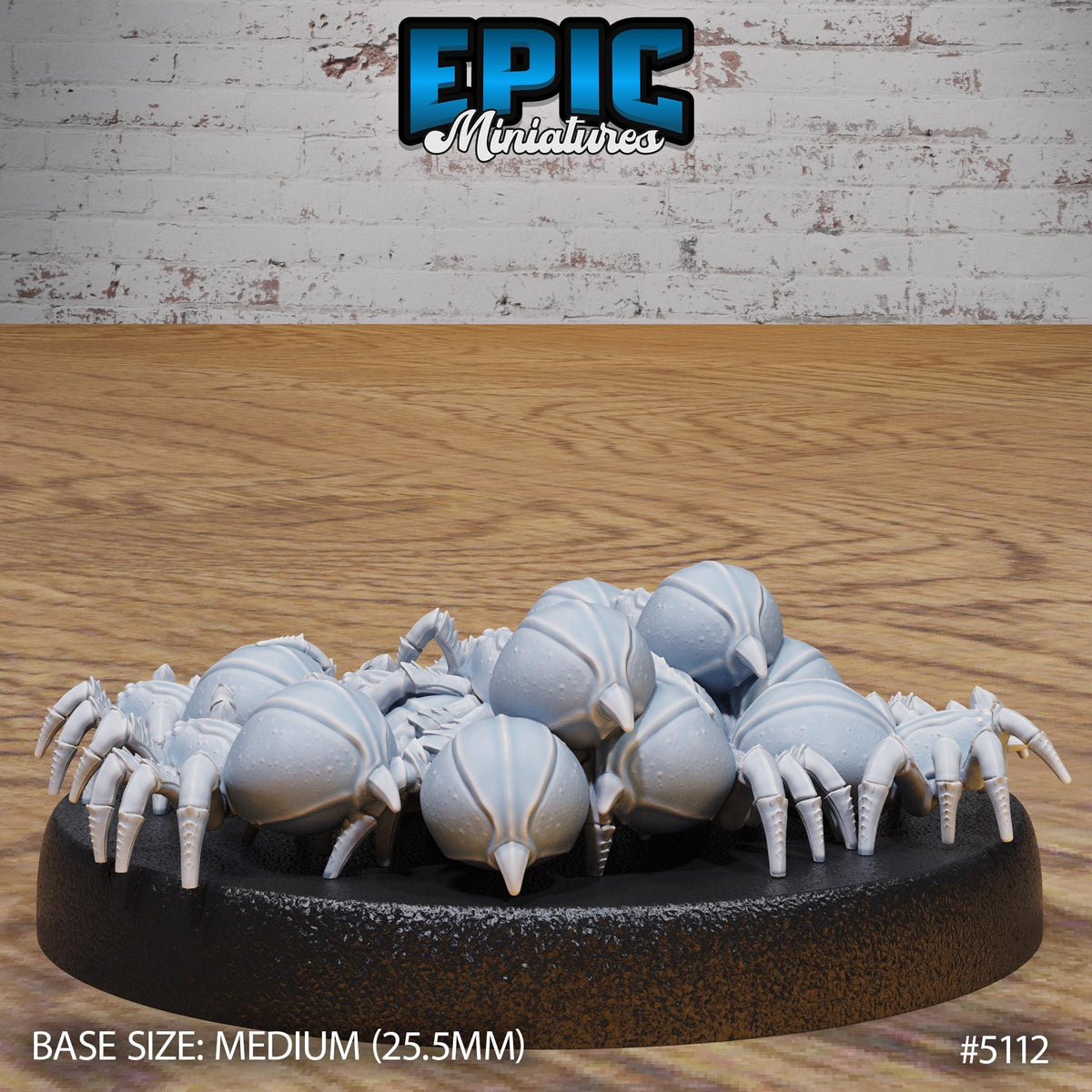 Spider Swarm Option #5112 back DND miniature Prison Break 16k resin