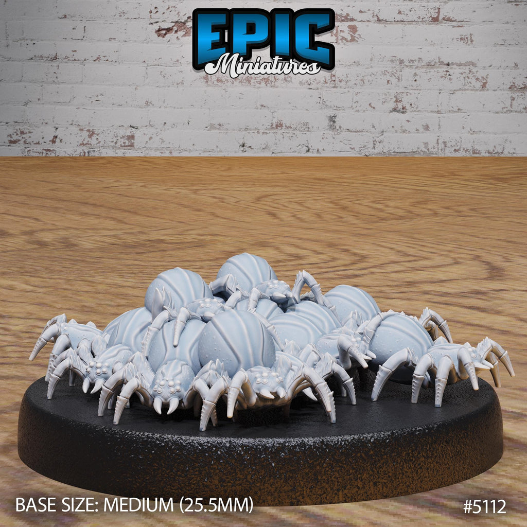 Spider Swarm Option #5112 front DND miniature Prison Break 16k resin