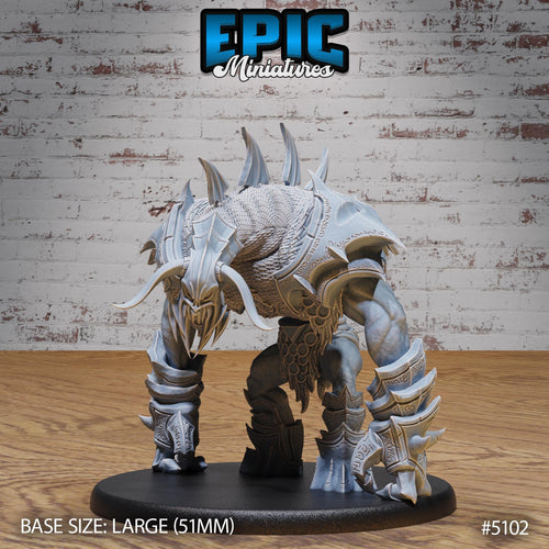 Bone Guard Option #5102 front DND miniature Prison Break 16k resin