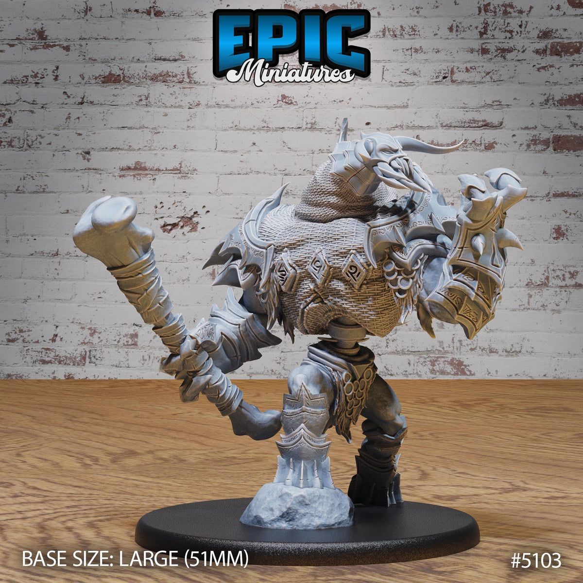 Bone Guard Option #5103 front DND miniature Prison Break 16k resin