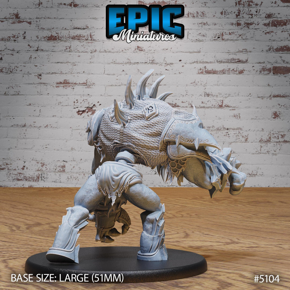Bone Guard Option #5104 back DND miniature Prison Break 16k resin