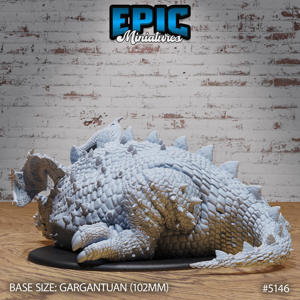 GARGANTUAN Fat Dragon Option #5146 back DND miniature Prison Break 16k resin