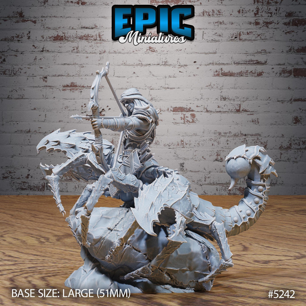 Scorpion Centaur Warrior Option #5242 front DND miniature Oriental Fortress 16k resin