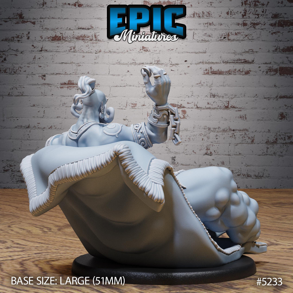 Grinning Djinn Option #5233 back DND miniature Oriental Fortress 16k resin