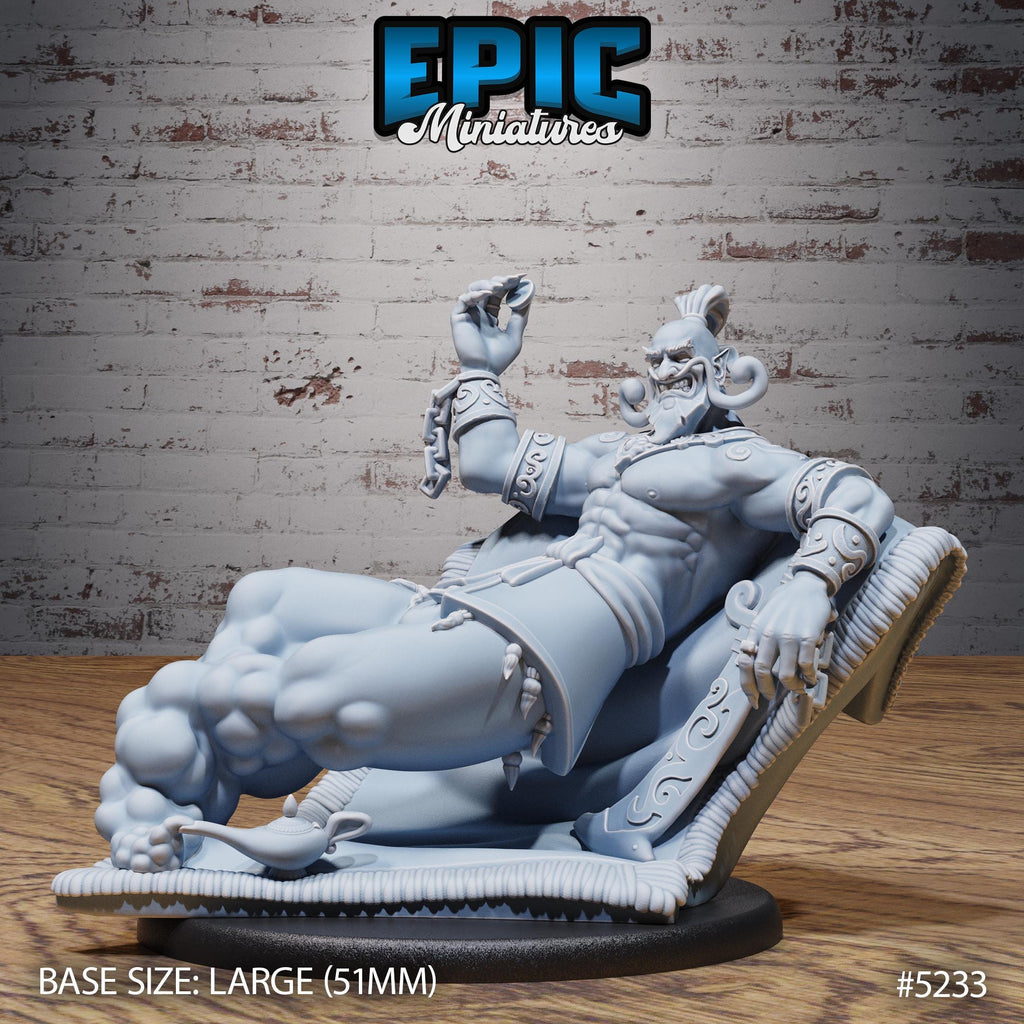 Grinning Djinn Option #5233 front DND miniature Oriental Fortress 16k resin