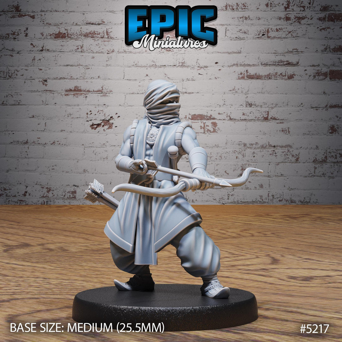 Oriental Army Option #5218 front DND miniature Oriental Fortress 16k resin