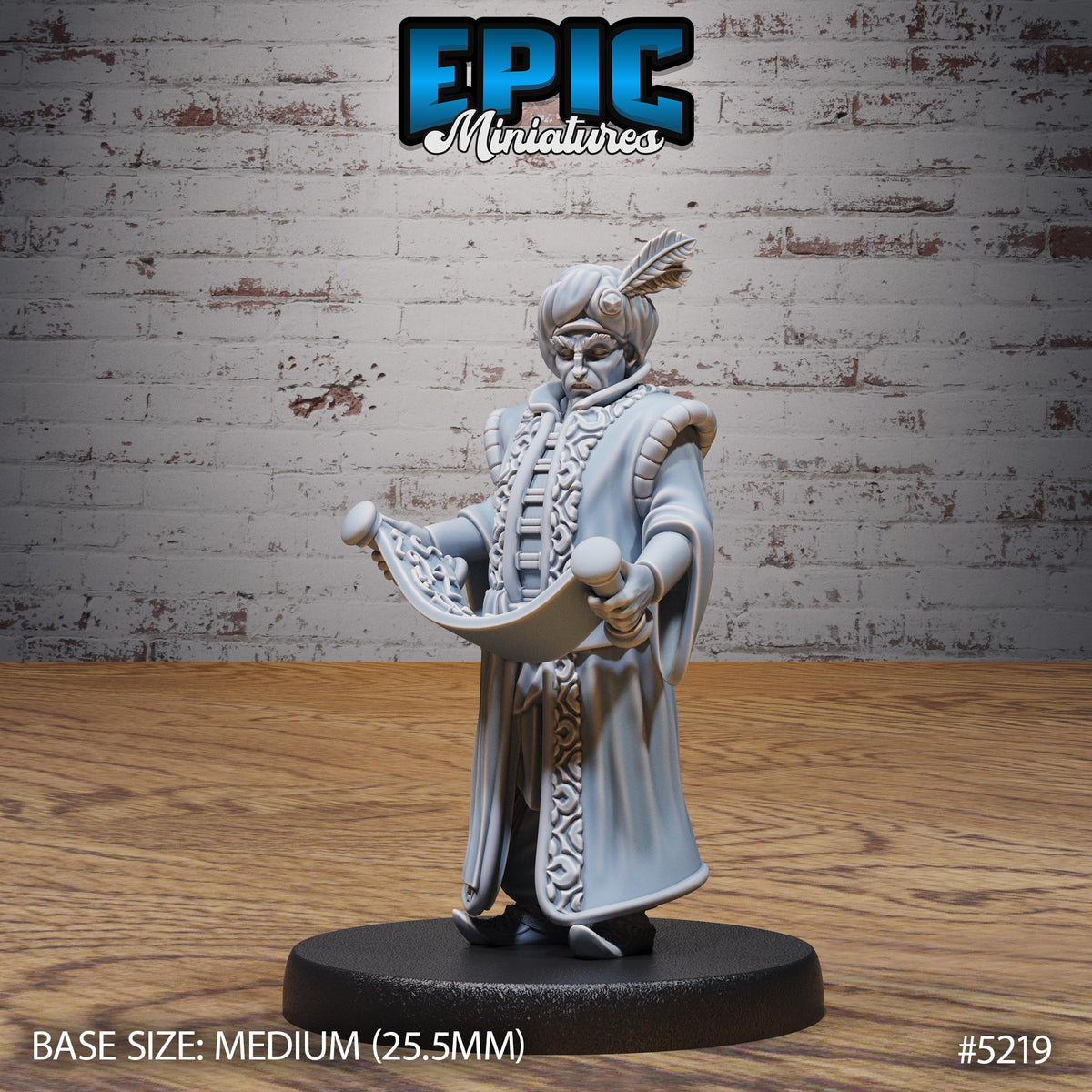 Oriental Army Option #5220 front DND miniature Oriental Fortress 16k resin