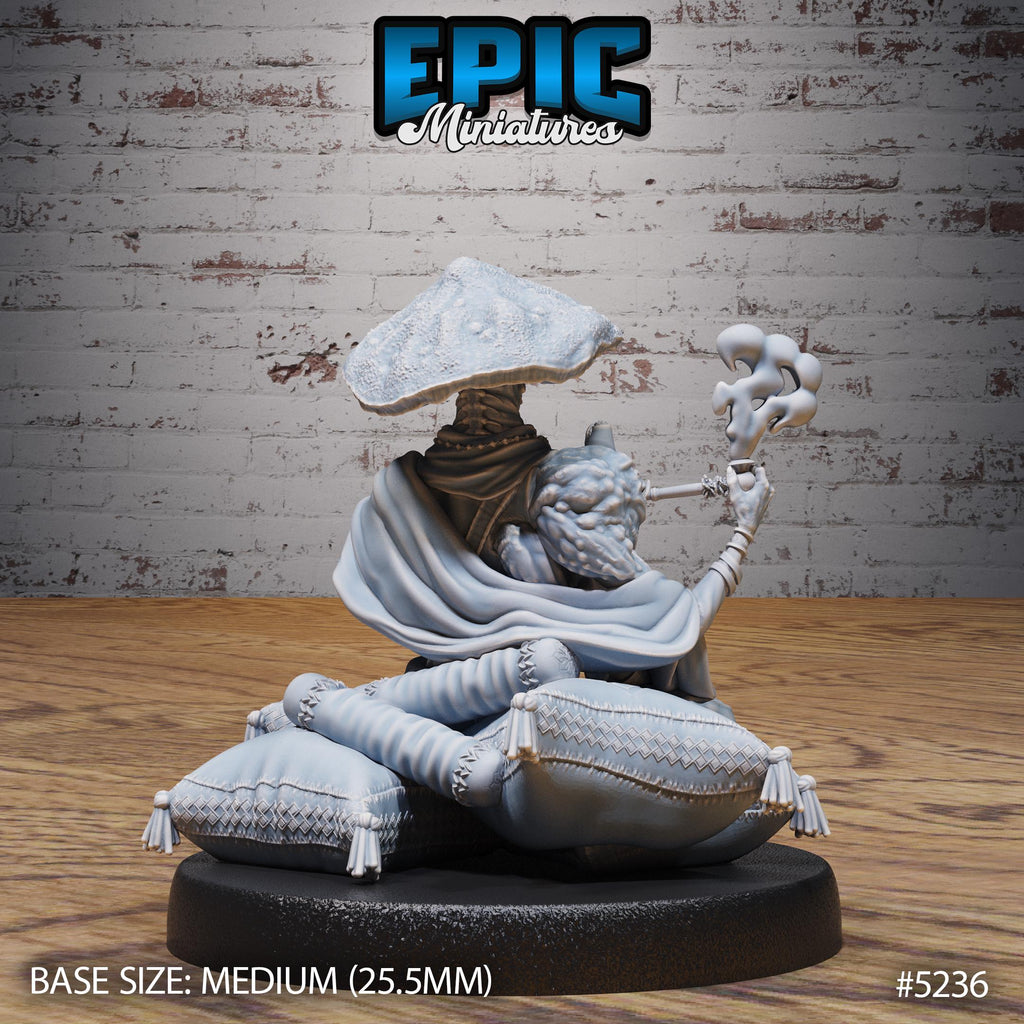 Oriental Fungi Merchant Option #5236 back DND miniature Oriental Fortress 16k resin