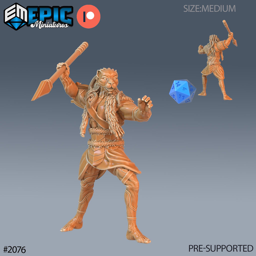 Masked Hunter Option #2076 front DND miniature Cruel Marshes 16k resin