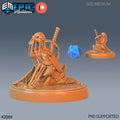 Slime Heroine Option #2069 front DND miniature Cruel Marshes 16k resin