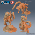 Chameleon Raptor Set of 3 DND miniatures group photo Cruel Marshes