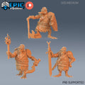 Duck Folk Mercenary Set of 3 DND miniatures group photo Cruel Marshes