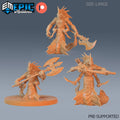 Marsh Naga Set of 3 DND miniatures group photo Cruel Marshes
