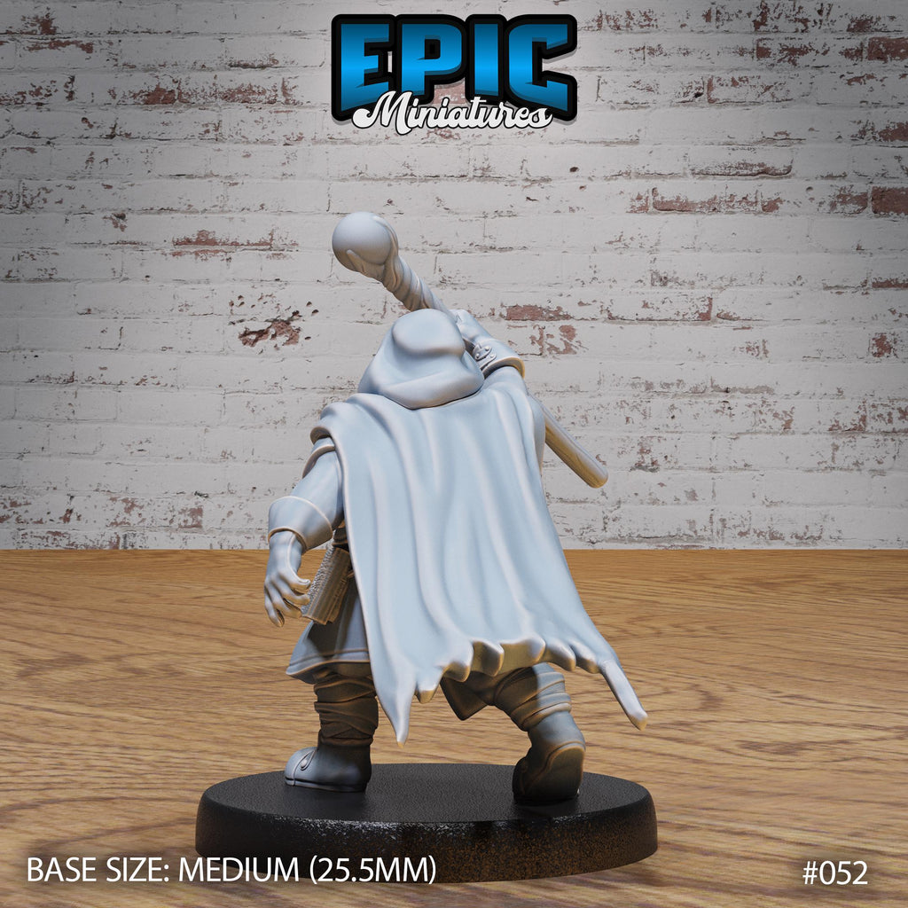 Summoner Dwarf Option #052 back DND miniature Dwarf Army Pack 16k resin