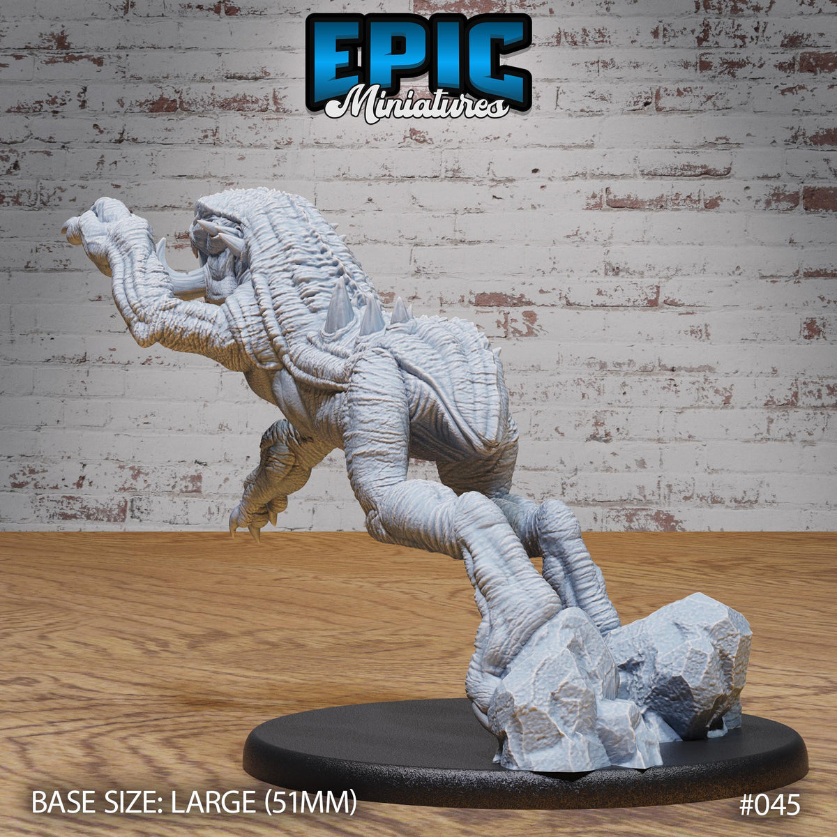 Cave Crawler Option #045 back DND miniature Dwarf Army Pack 16k resin
