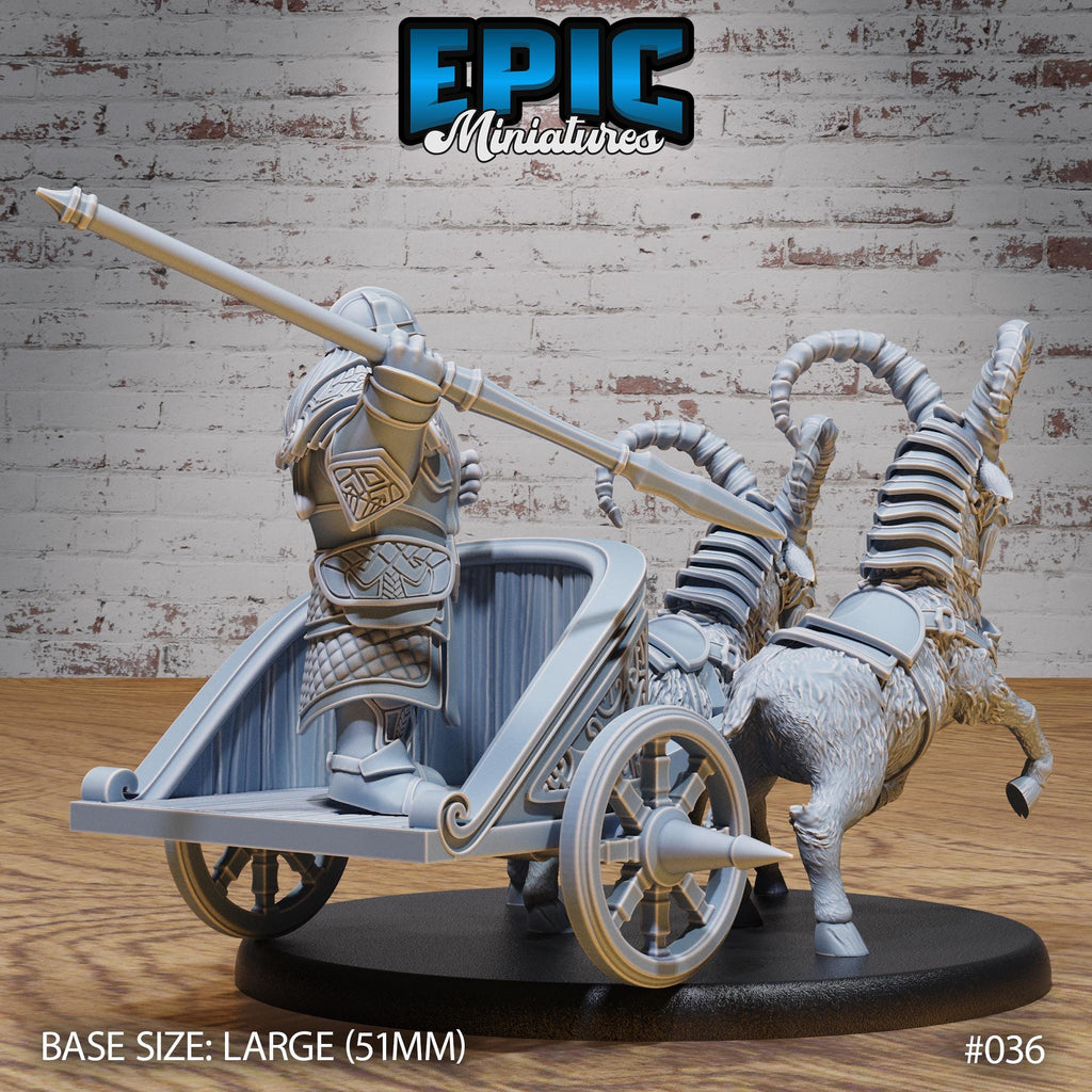 Dwarf Army Goat and Rider Option #036 back DND miniature Dwarf Army Pack 16k resin