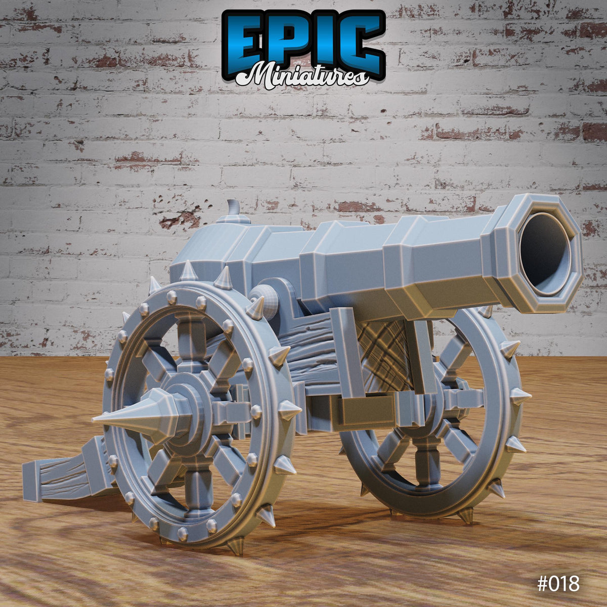 Dwarf Army Siege Commander Cannon Trebuchet Option #022 front DND miniature Dwarf Army Pack 16k resin