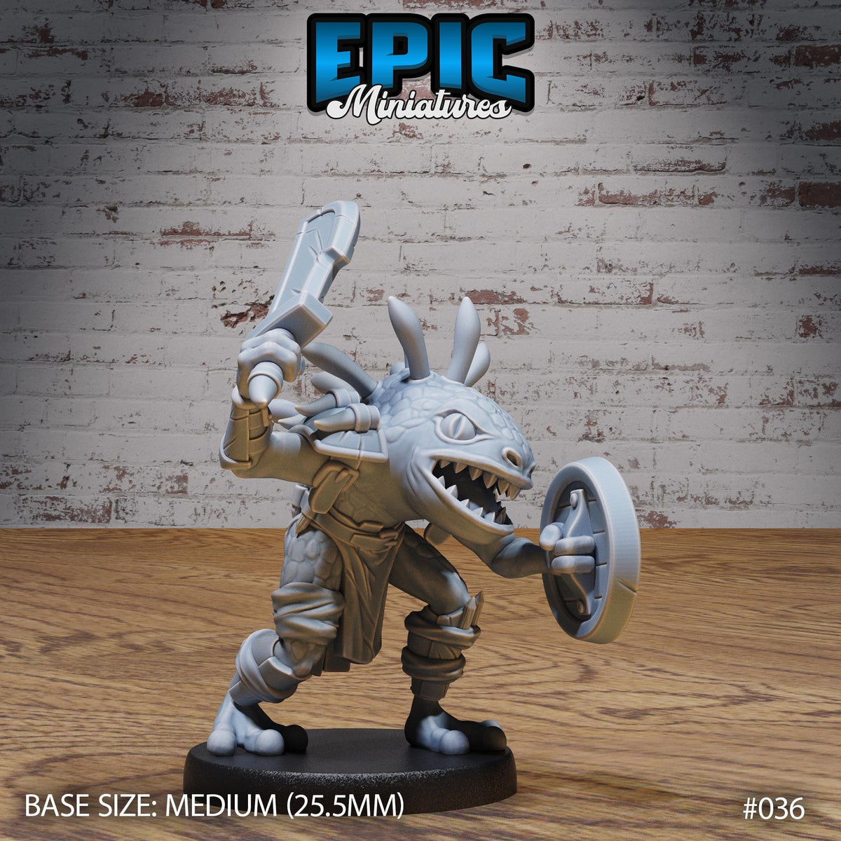 River Tribe Folk Option #037 front DND miniature NPC Fun Pack 16k resin