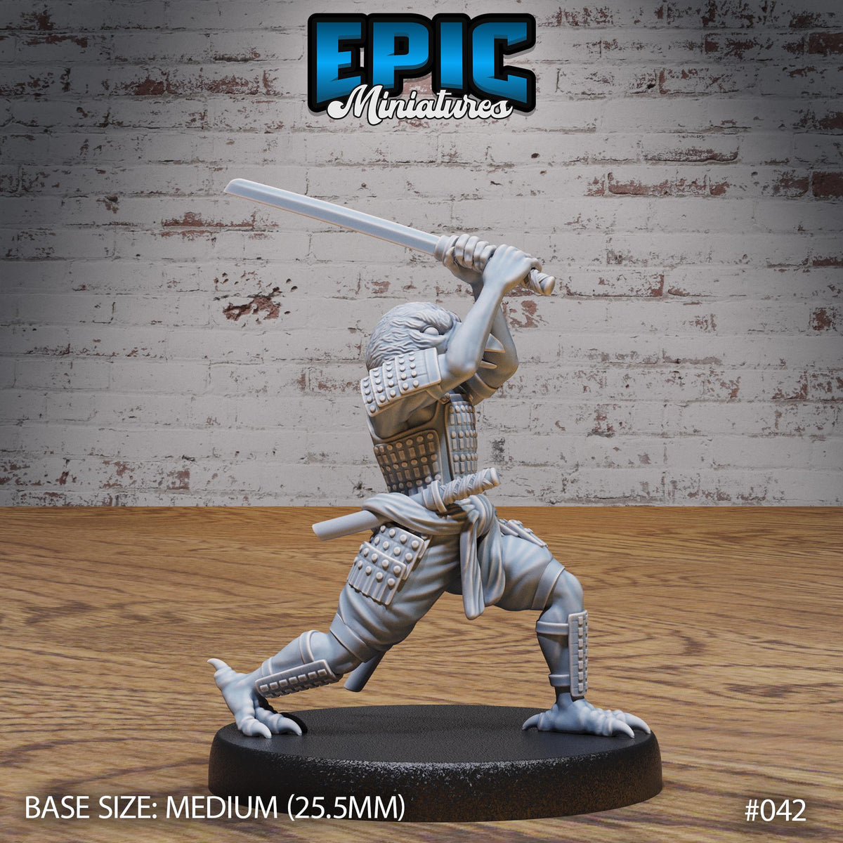 Kenku Bird Tribe Option #042 front DND miniature NPC Fun Pack 16k resin