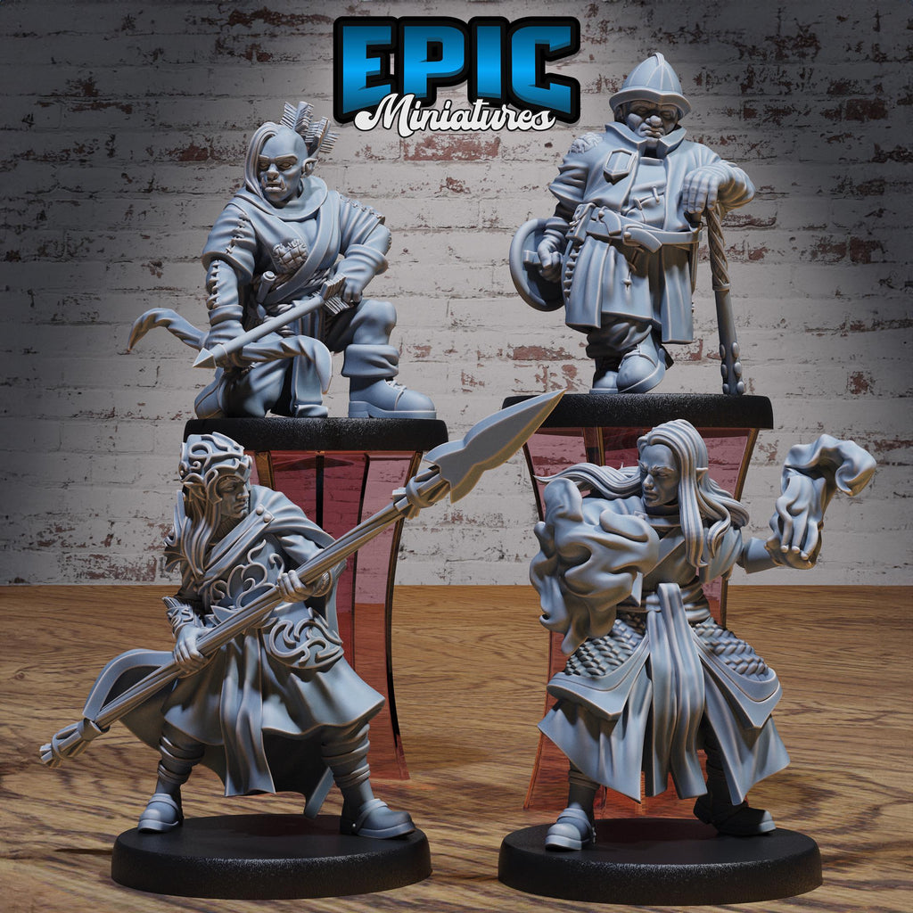 City Guard Option #058 front DND miniature NPC Fun Pack 16k resin