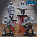 City Guard Set of 8 DND miniatures group photo NPC Fun Pack
