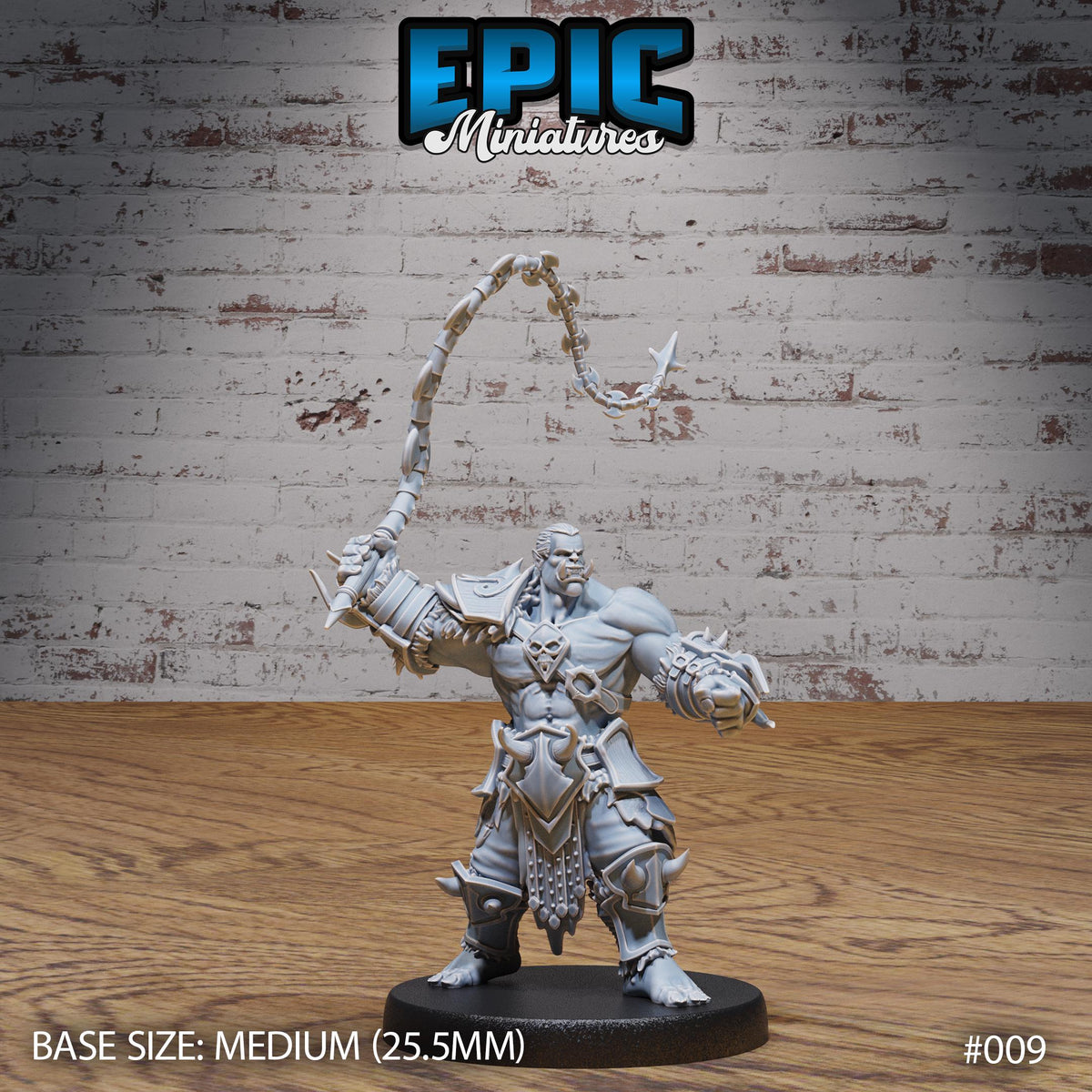 Orc Army Wolf Rider Option #009 front DND miniature Orc Army Pack 16k resin