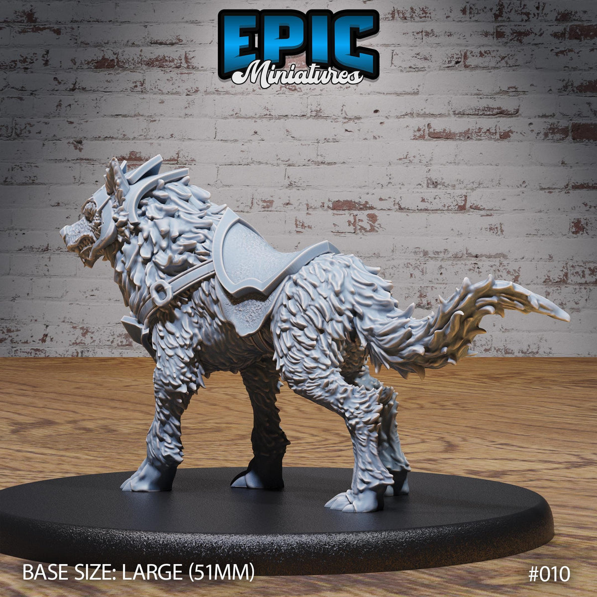Orc Army Wolf Rider Option #010 back DND miniature Orc Army Pack 16k resin