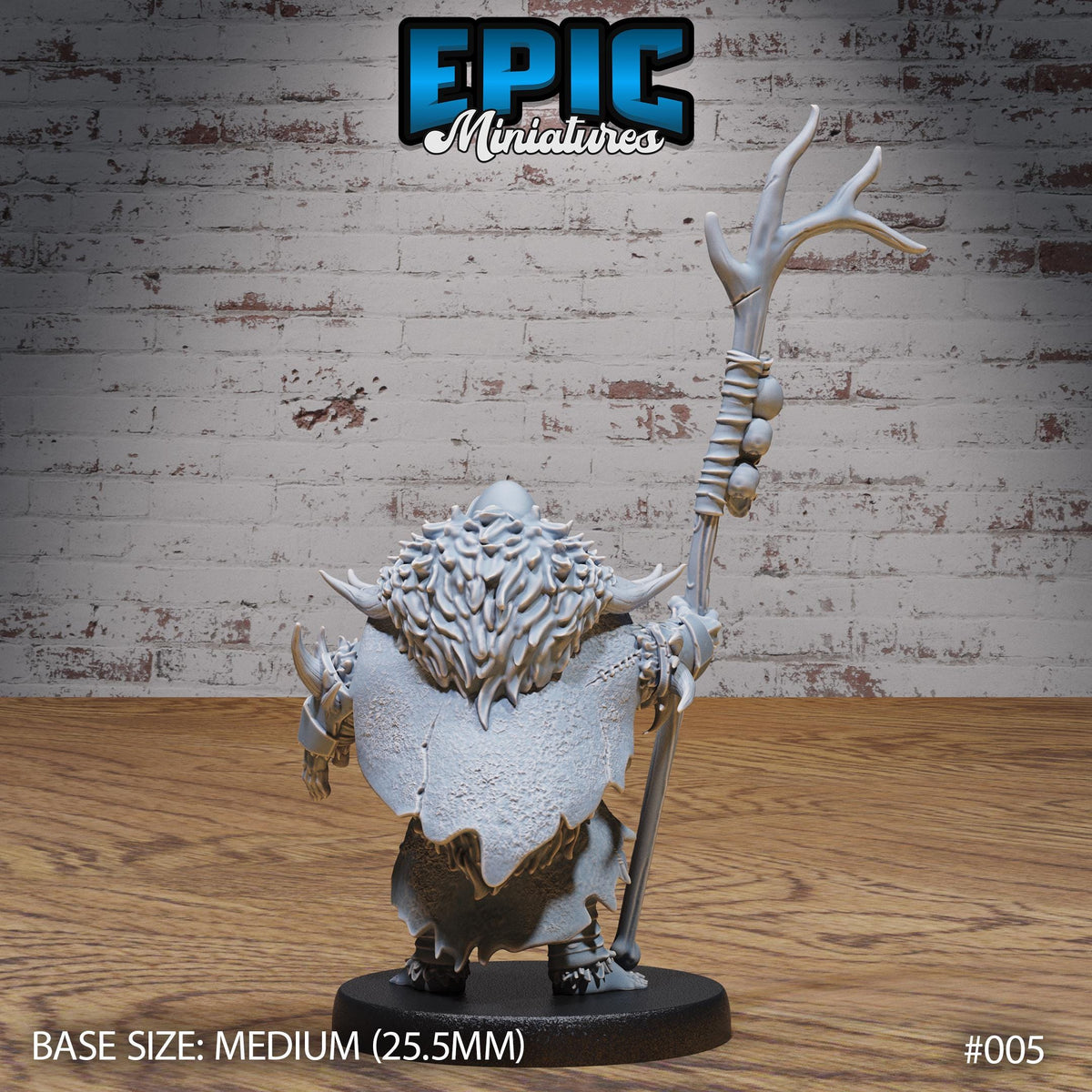 Orc Army Option #005 back DND miniature Orc Army Pack 16k resin