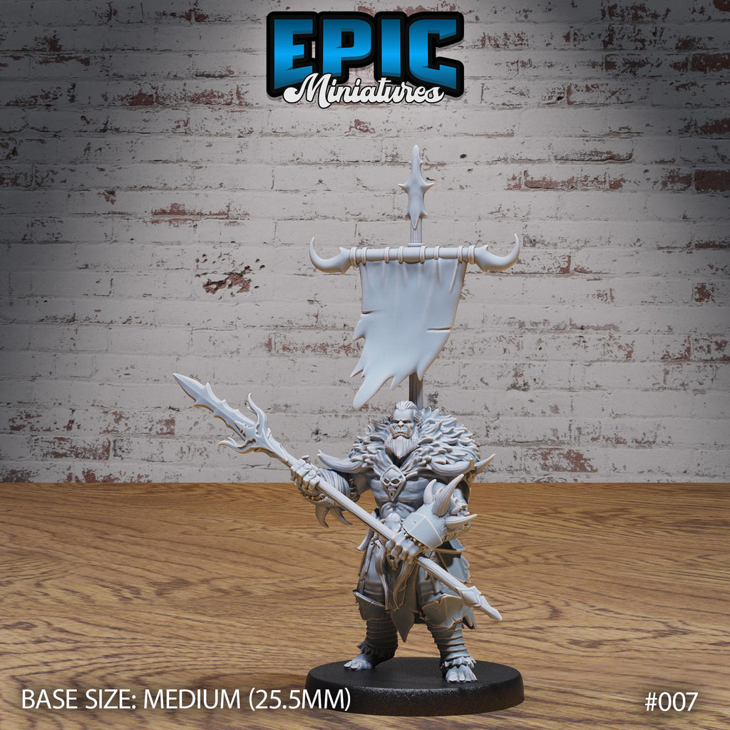 Orc Army Option #007 front DND miniature Orc Army Pack 16k resin