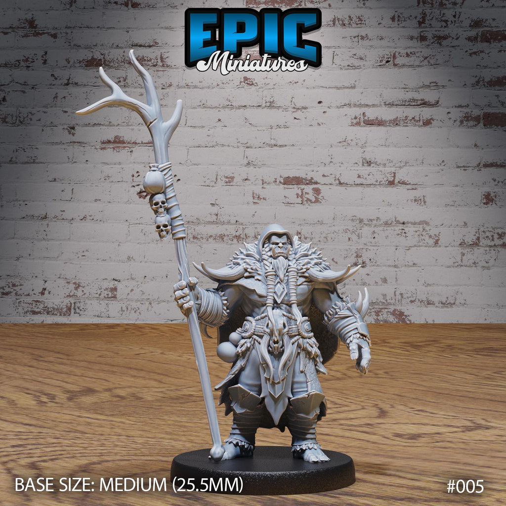 Orc Army Option #005 front DND miniature Orc Army Pack 16k resin