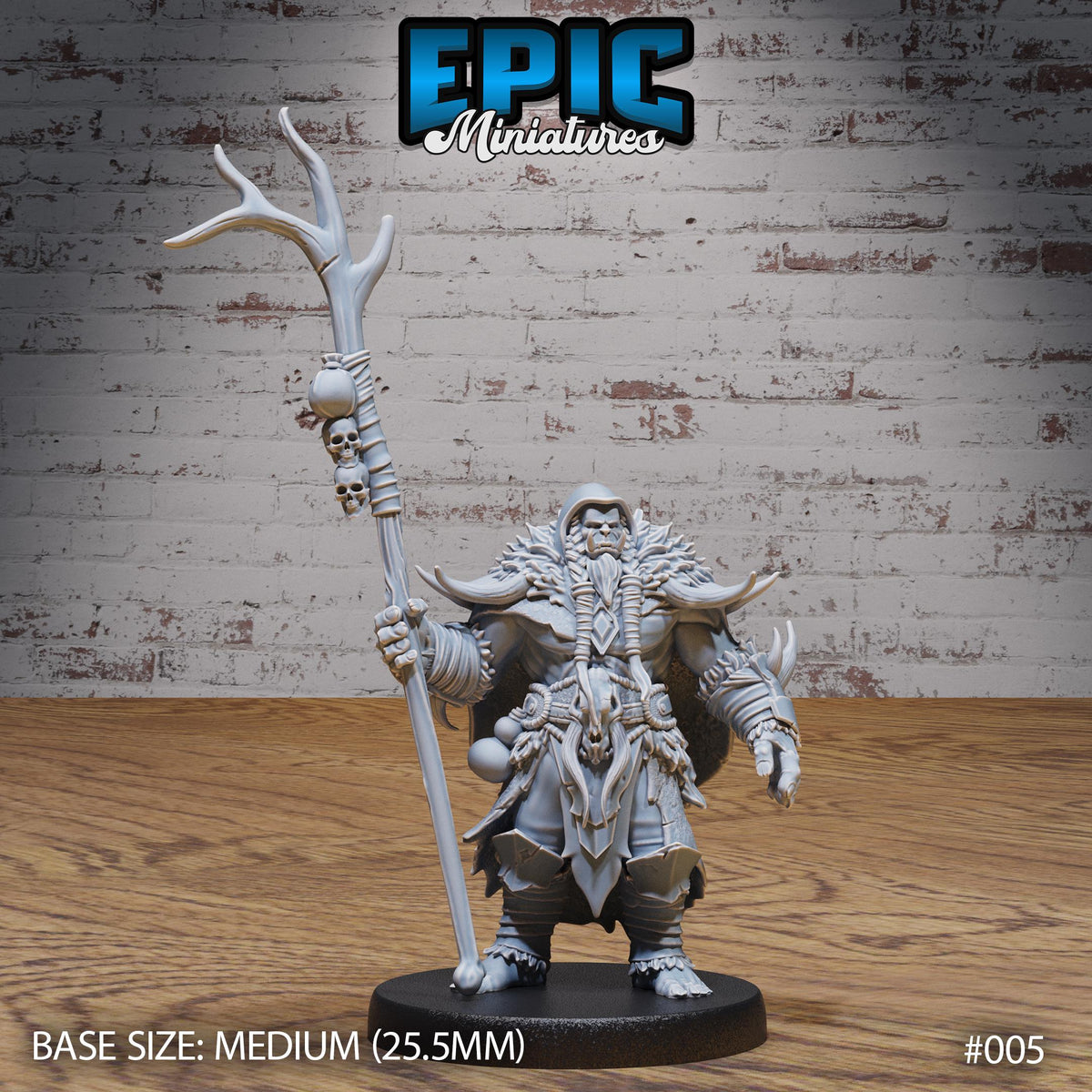 Orc Army Option #005 front DND miniature Orc Army Pack 16k resin