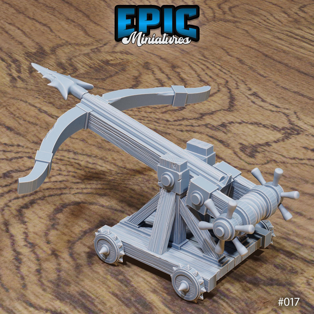 Orc Army Ballista Option #017 front DND miniature Orc Army Pack 16k resin
