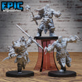 Orc Army Warrior Set of 3 DND miniatures group photo Orc Army Pack