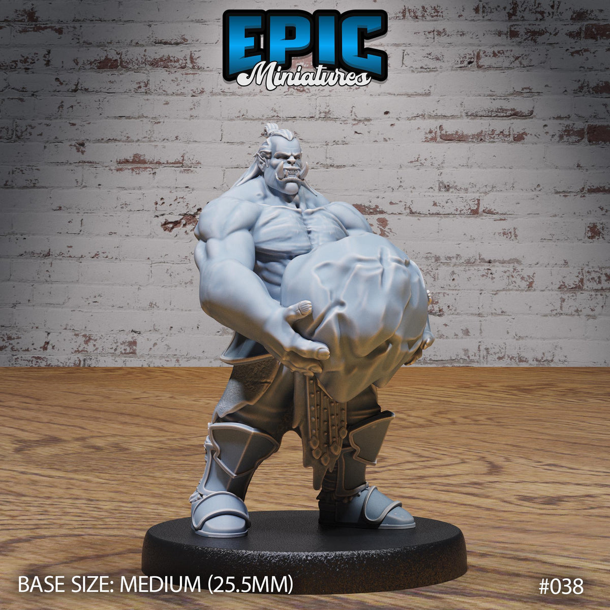 Orc Army Siege Catapult Option #038 front DND miniature Orc Army Pack 16k resin