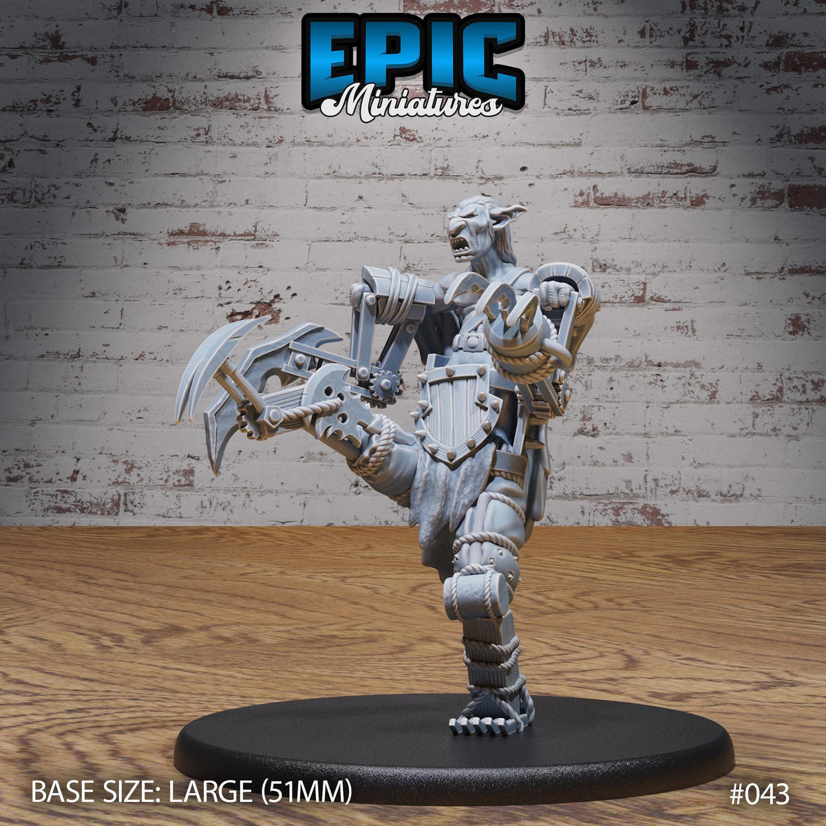 Goblin Mech Suit Option #043 front DND miniature Orc Army Pack 16k resin