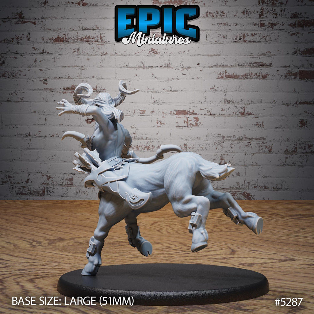 Faun Centaur Option #5287 back DND miniature Ancient Nature 16k resin