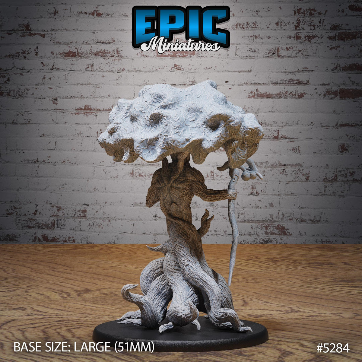 Tree Dryad Guru Option #5284 back DND miniature Ancient Nature 16k resin