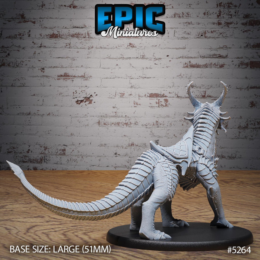 Copper Guard Drake Option #5264 back DND miniature Ancient Nature 16k resin