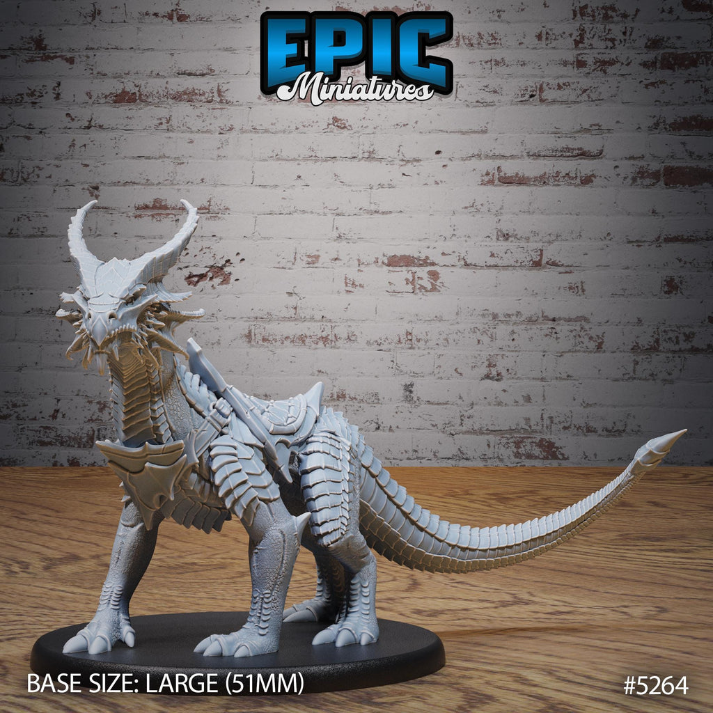 Copper Guard Drake Option #5264 front DND miniature Ancient Nature 16k resin