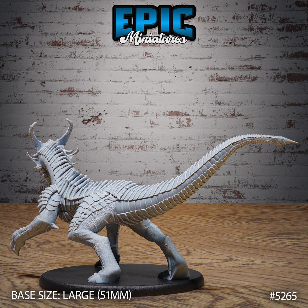 Copper Guard Drake Option #5265 back DND miniature Ancient Nature 16k resin