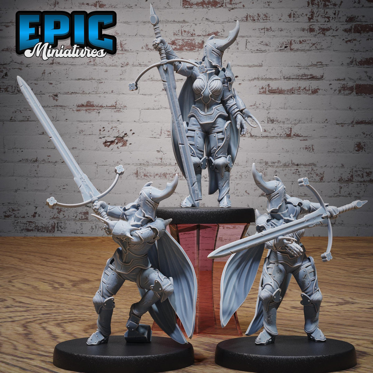 Insect Knight Lady Panther Option #5260 front DND miniature Ancient Nature 16k resin