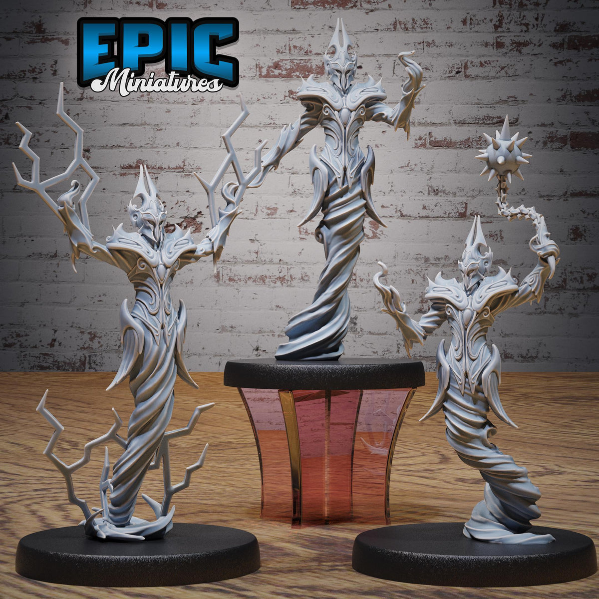 Myrmidon Air Set of 3 DND miniatures group photo Ancient Nature