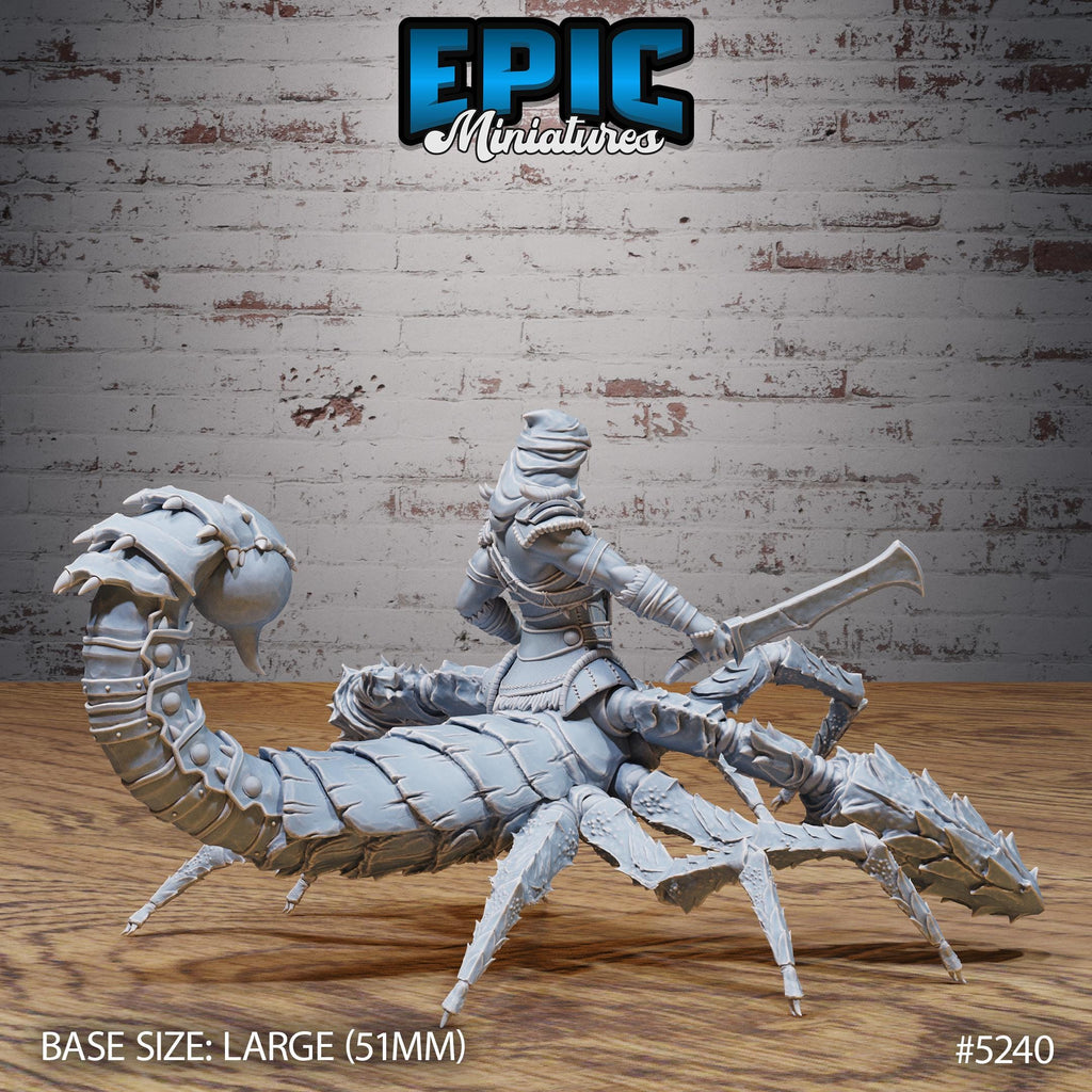 Scorpion Centaur Warrior Option #5240 back DND miniature Oriental Fortress 16k resin