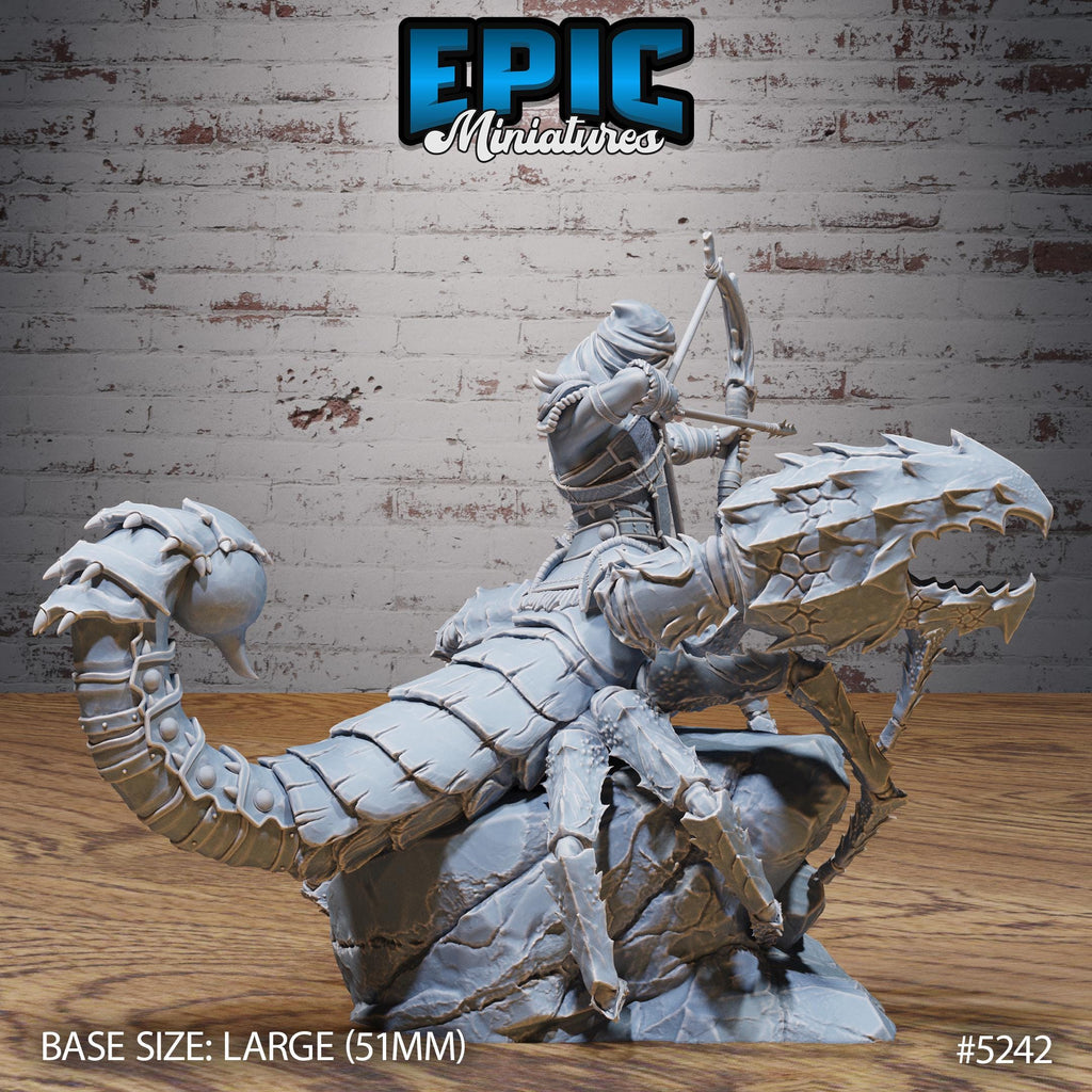 Scorpion Centaur Warrior Option #5242 back DND miniature Oriental Fortress 16k resin