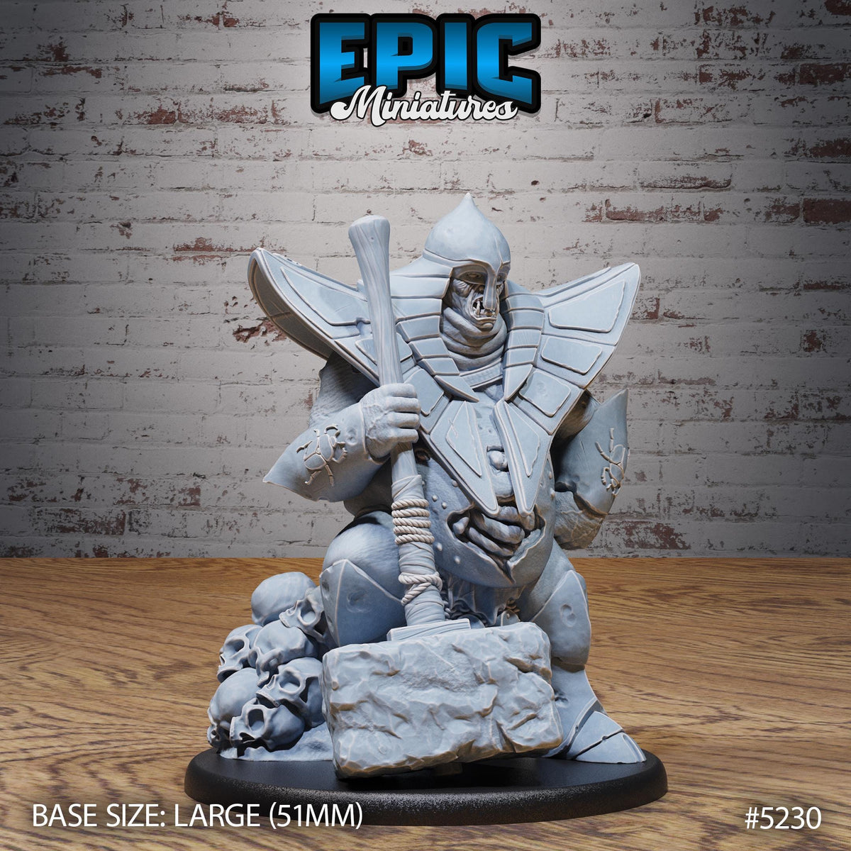 Viziers Abomination version 2 Option #5230 front DND miniature Oriental Fortress 16k resin
