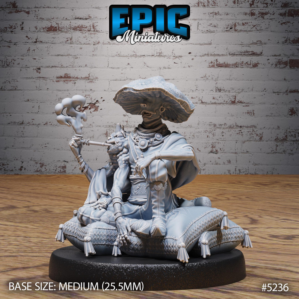 Oriental Fungi Merchant Option #5236 front DND miniature Oriental Fortress 16k resin