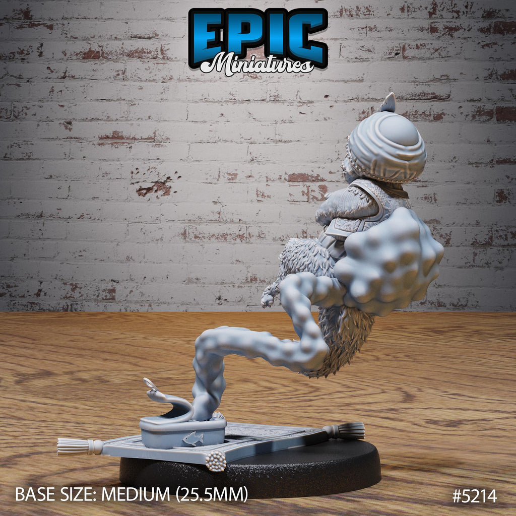 Cat Djinn Option #5214 back DND miniature Oriental Fortress 16k resin